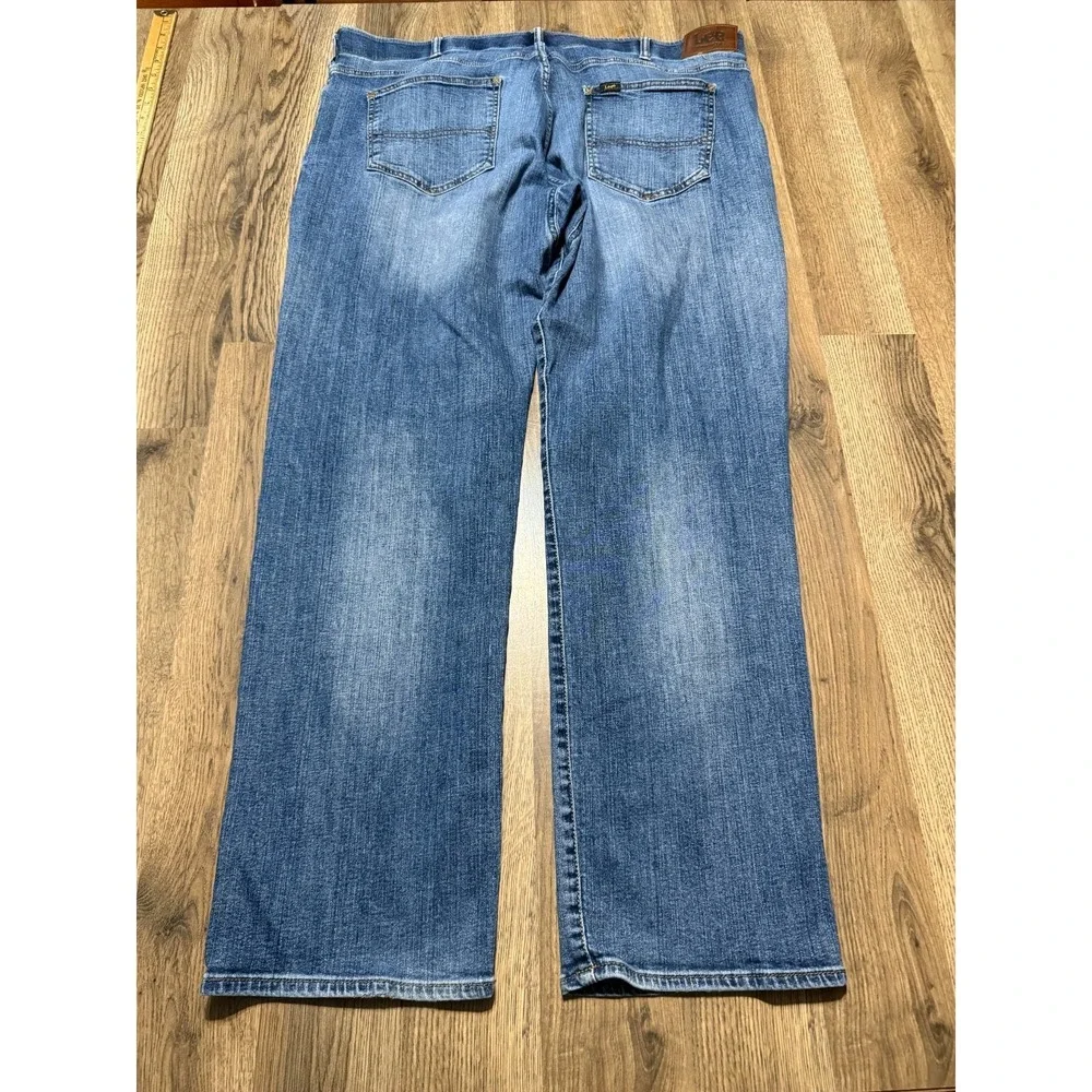 Lee Jeans, Men's Size 40x30, Blue, Denim, Tapered Leg, Extreme Motion, Stretch
